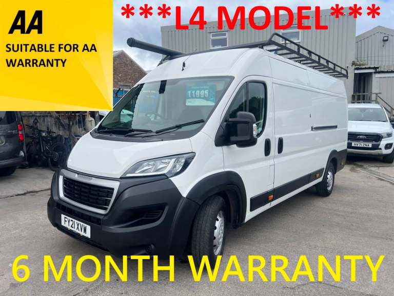 2021 Peugeot Boxer 2.2 BlueHDi H2 Professional Van 140ps PANEL VAN Diesel Manual