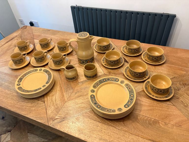 Retro Staffordshire Pottery tea / dinner set , £100.00 for Sale