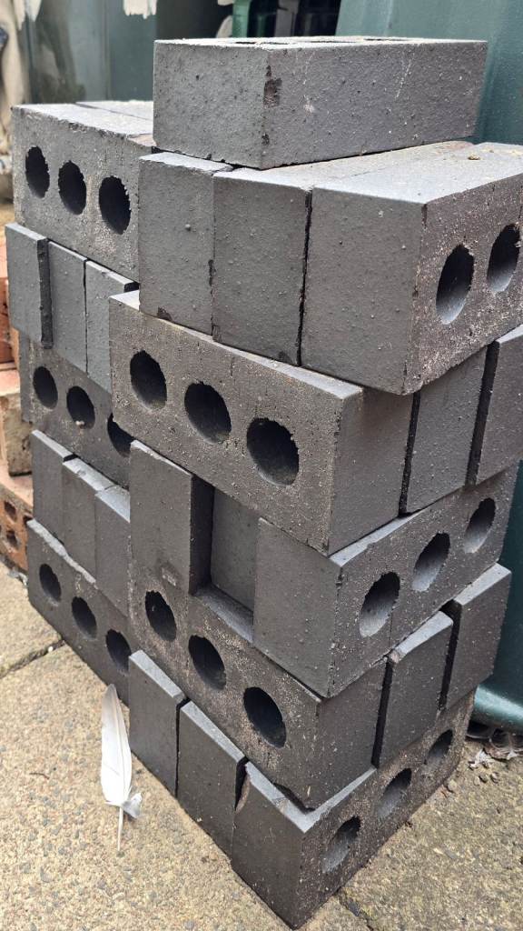 34 pieces Black engineering bricks, aka blue engineering bricks, £0.90 ...
