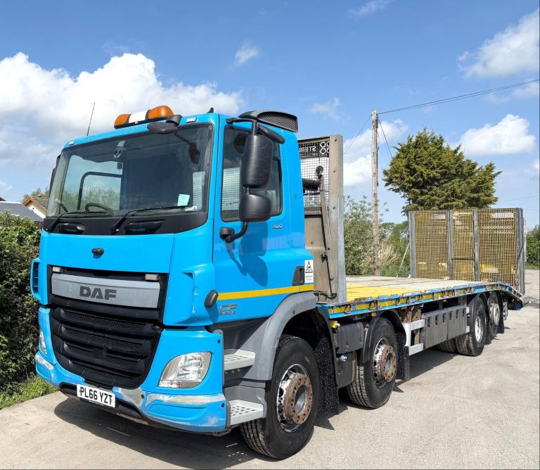 2017 DAF CF400 PLANT RECOVERY BEAVERTAIL WINCH 32 TON FLIP TOE RAMPS EURO-6