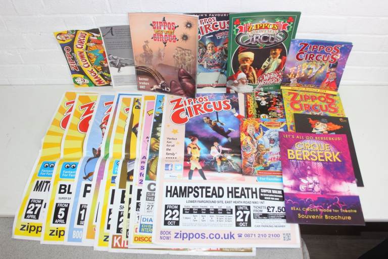 Huge Job Lot Collection Assorted Circus related Ephemera-Programmes/Posters/Etc.