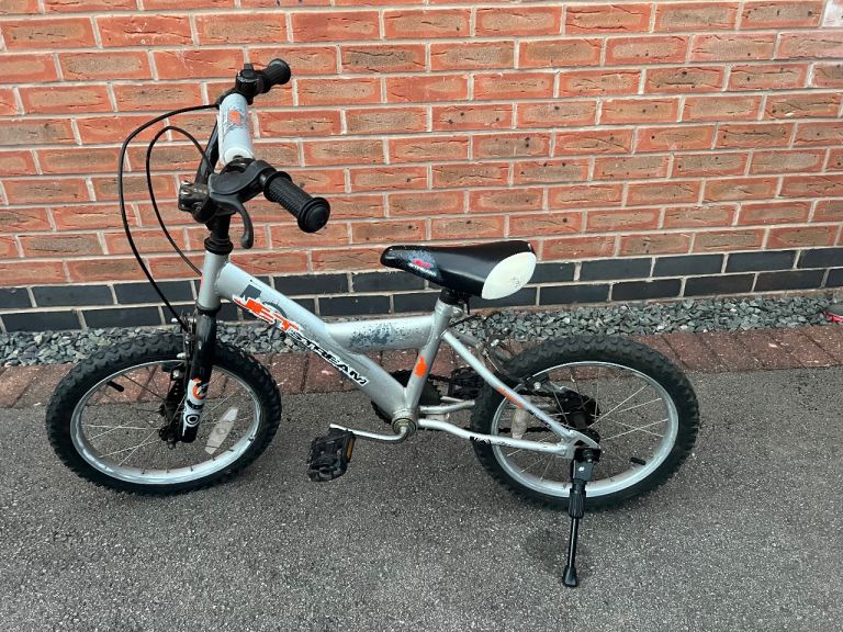 *** Kids Boys Girls Bike 16 Inch Grey - Good Condition - £30 Only OVNO ***