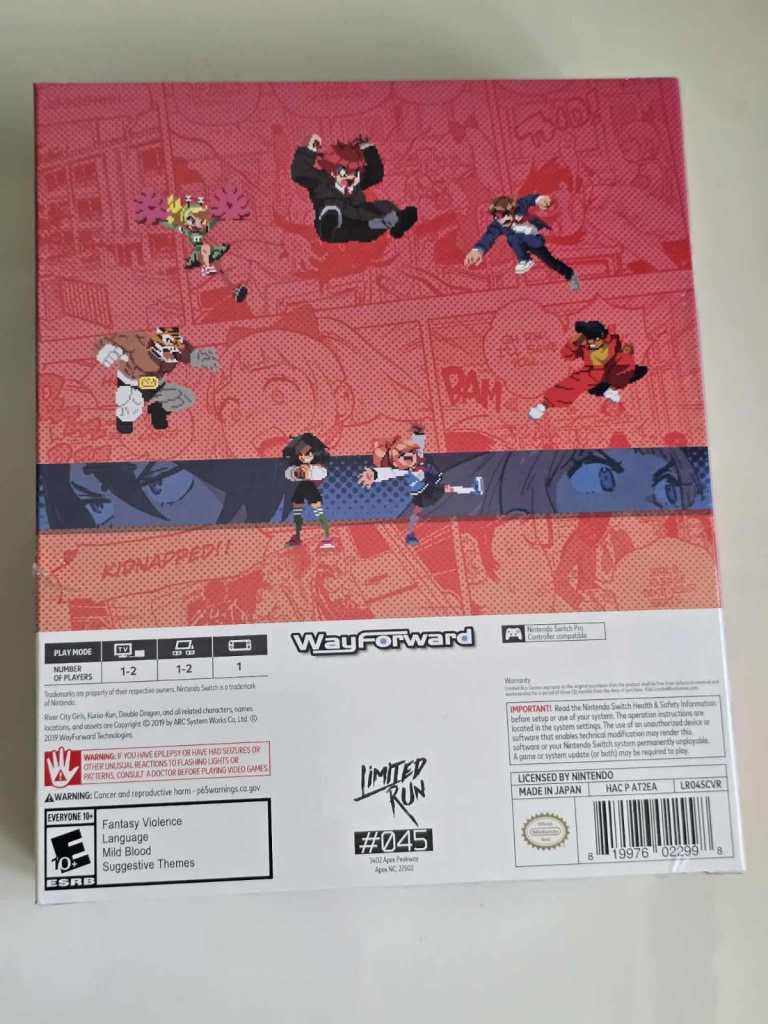 River City Girls Classic Edition Nintendo Switch Limited Run #45 - NEW & SEALED