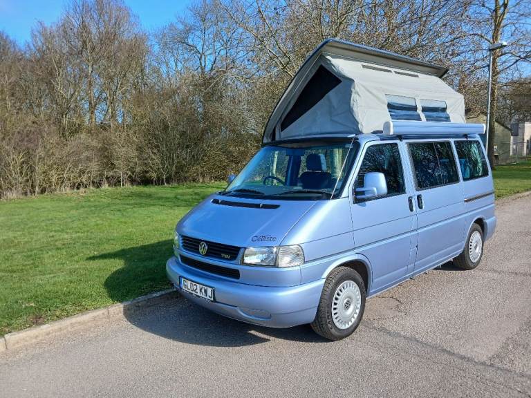 VW T4 Bilbo’s Celeste campervan 2002 RHD 2.5TDI Automatic