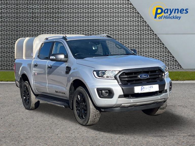 2023 Ford Ranger Wildtrak 2.0 TDCi 213ps 10 Spd AUTO Moondust Silver 18" ALLOYS