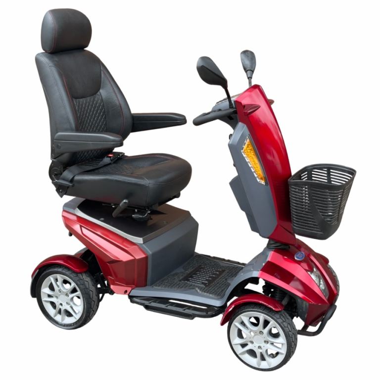 TGA Vita Midi 8Mph Mobility Scooter Red Road Legal Suspension