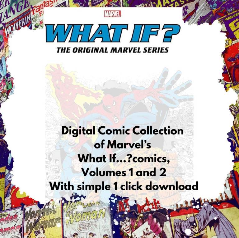 Marvel Comics What If...? Vol 1 and 2 Digital Comic Collection