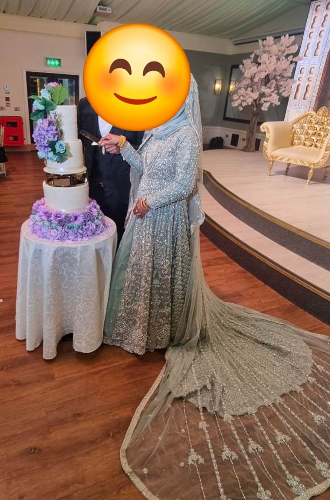 Mint Green Bridal Wedding Dress