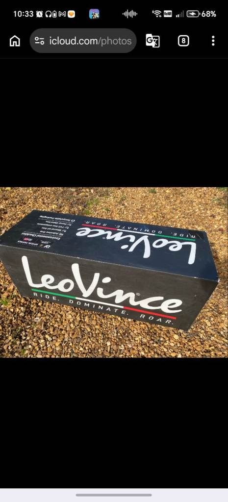 Leo Vince motorbike exhaust
