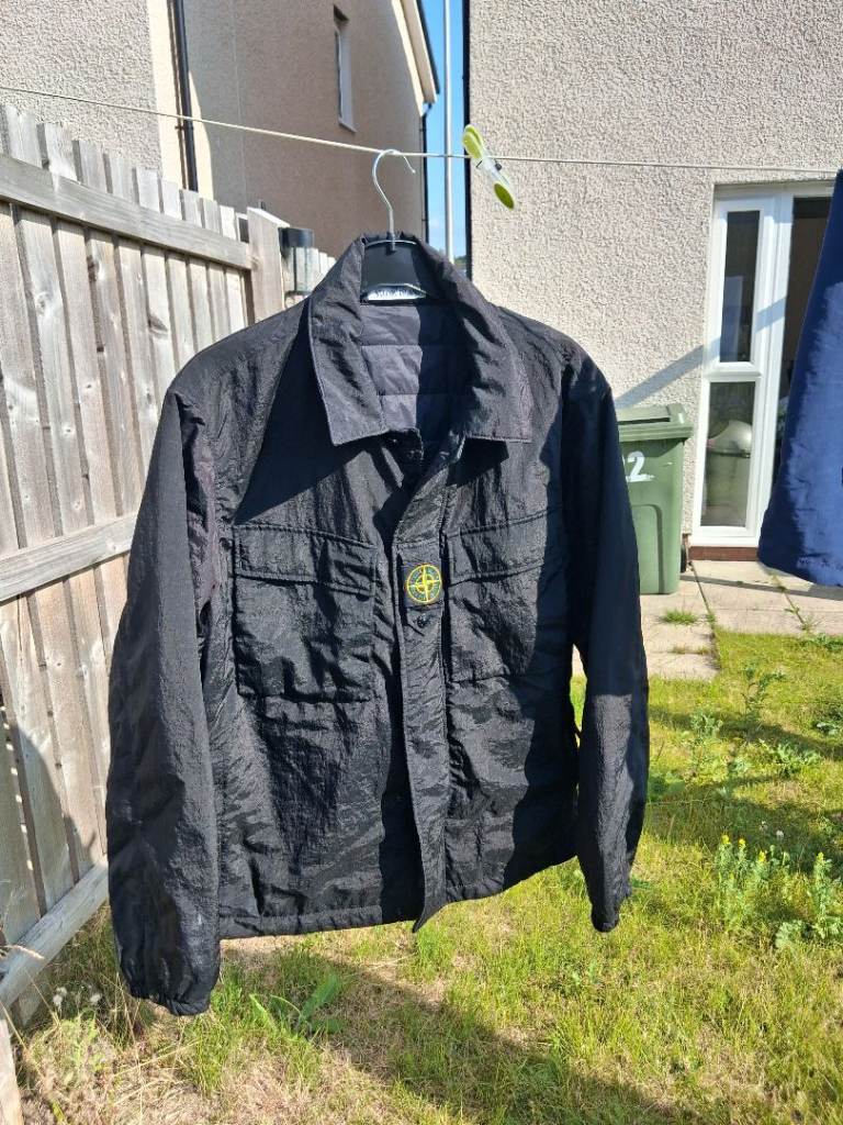 Stone island econyl overshirt 
