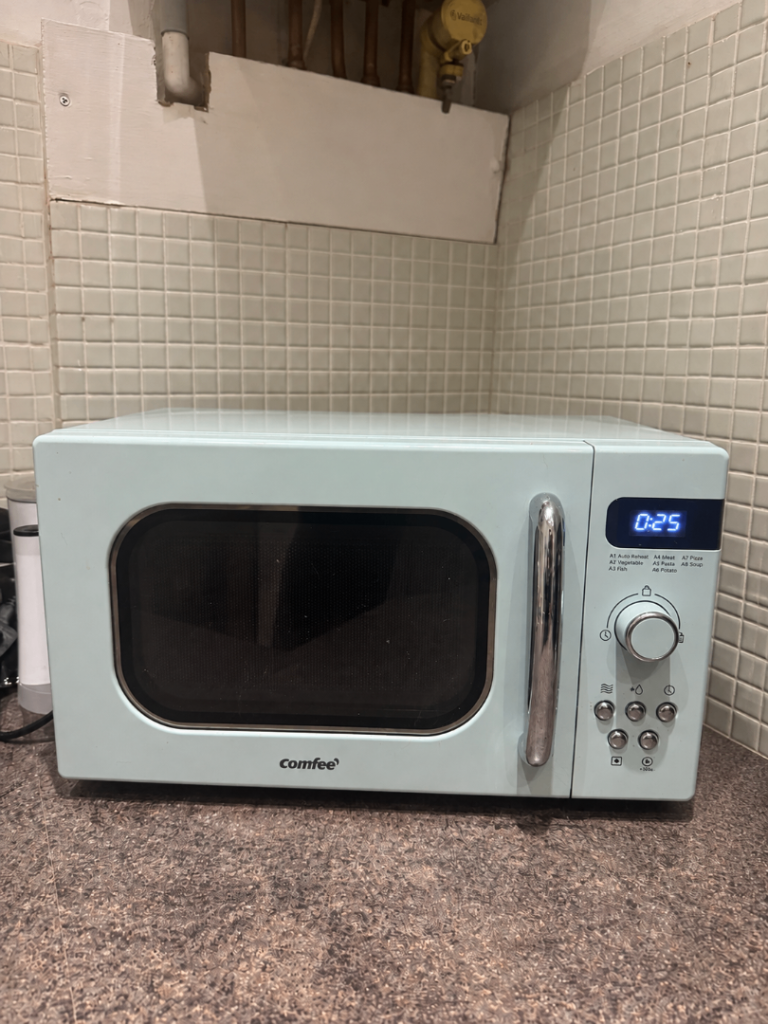 Comfee turquoise microwave