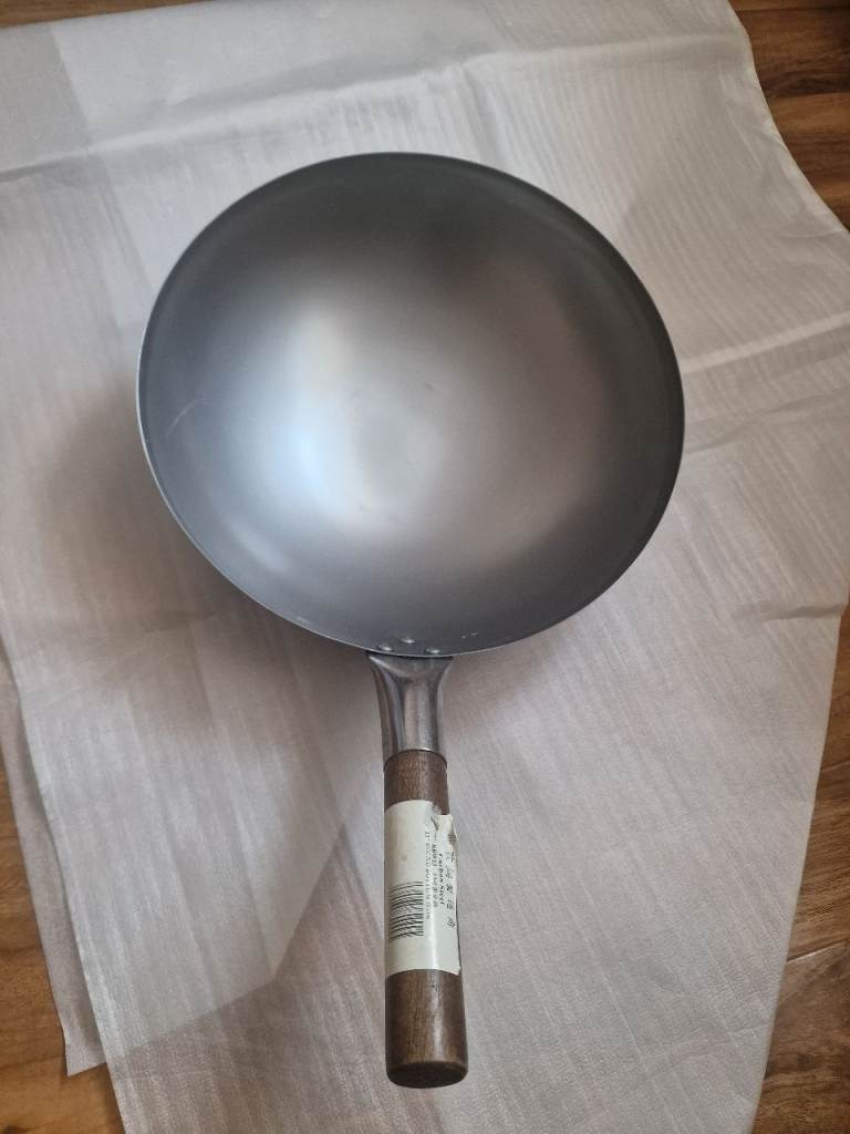 New 13-inch Carbon Steel Round Bottom Wok by London Wok Company