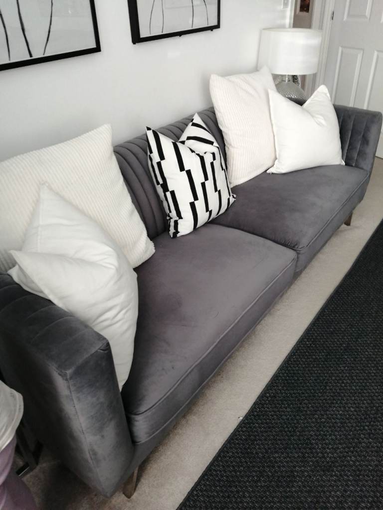 3X 3 seater sofa and armchair 