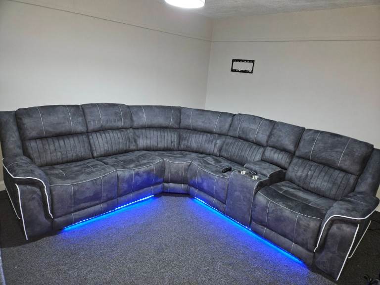 Electric Recliner Corner Sofa - Fabric Electric recliner Corner Sofa - 50% Off - Order Now -COD 