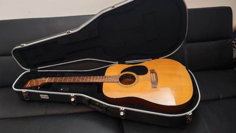 Charvel Acoustic Guitar with Hard Case – Good Condition