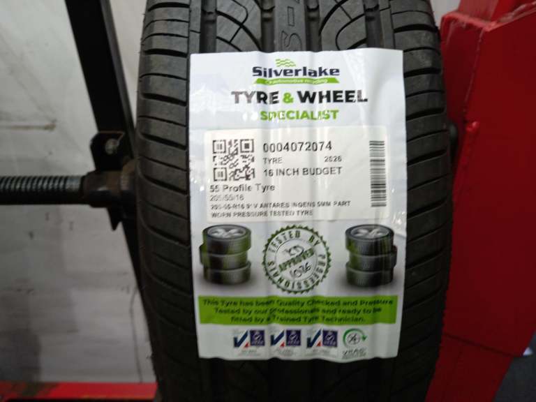 205-55-R16 91v Antares Ingens 5mm Part Worn Pressure Tested Tyre