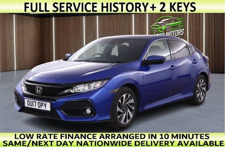 2017 17 HONDA CIVIC 1.0 VTEC TURBO SR HATCHBACK 5DR PETROL MANUAL EURO 6 (S/S) (