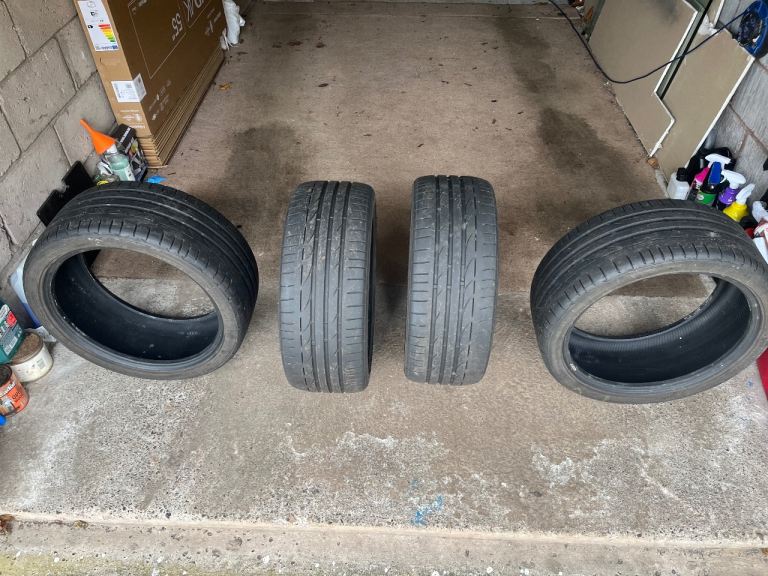 4 x bridgeston potenza tyres ( summer )