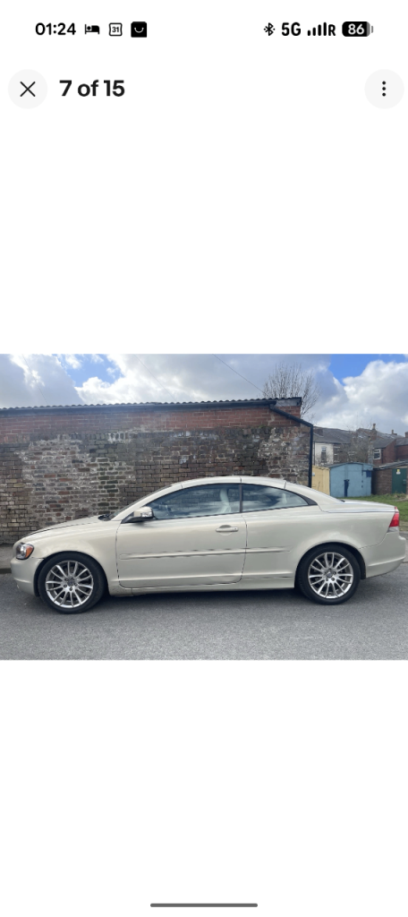 Volvo c70 cabriolet 57 plate breaking 