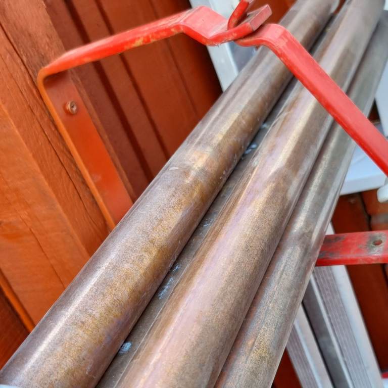 35mm and 3 Meters length Heavy Duty Copper Pipes 