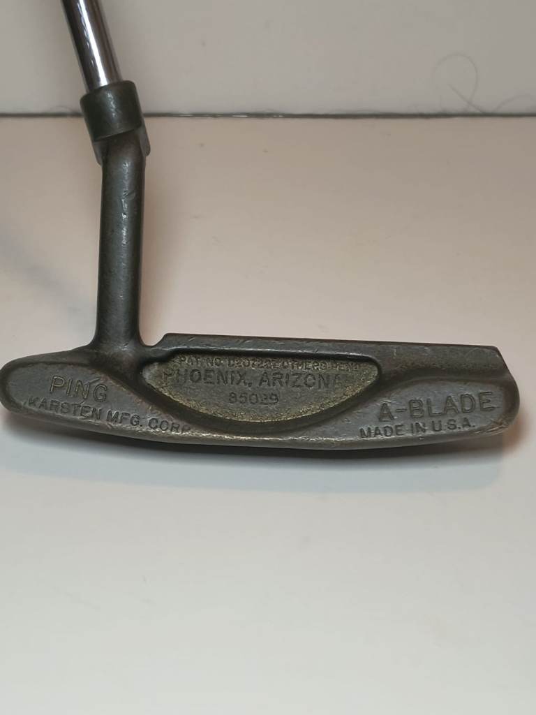 Vintage Ping A-Blade Putter Karsten MFG RH 36- Original Grip