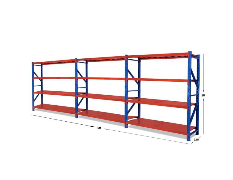 20ft Steel Shelving / Racking For Sheds Garages Workshops Shipping Containers