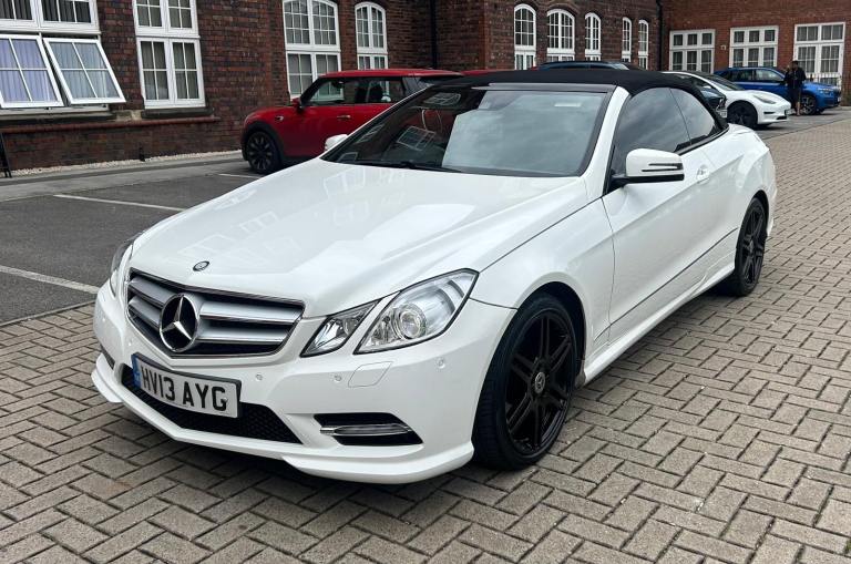 2013 (13) MERCEDES BENZ E220 CDI AMG LINE SPORT 7G TRONIC CONVERTIBLE 