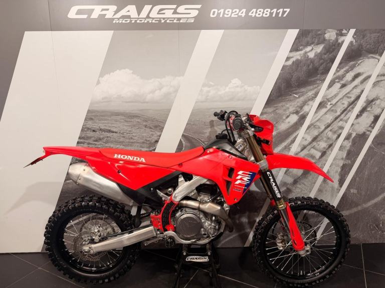 HONDA CRF 450 RX 2025 ROAD REGISTERED ENDURO BIKE 3 HOURS AT CRAIGS MOTORCYCLES 