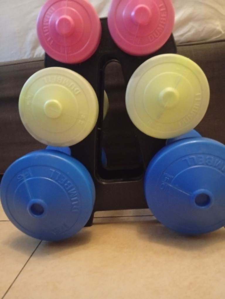 Set women dumbbells 