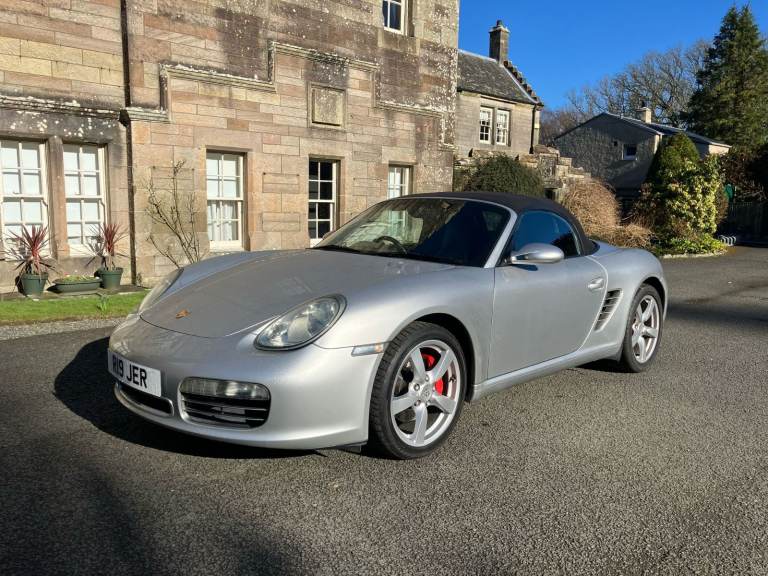 Porsche 987 Boxster 3.4S 6 speed. Arctic Silver Metallic with superb Porsche Service History