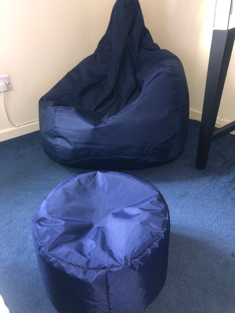 Bean Bag with stool