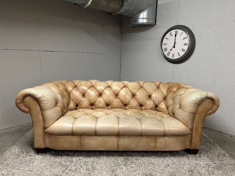 CHESTERFIELD JOHN LEWIS TODD 2 SEATER SOFA DELIVERY AVAILABLE 