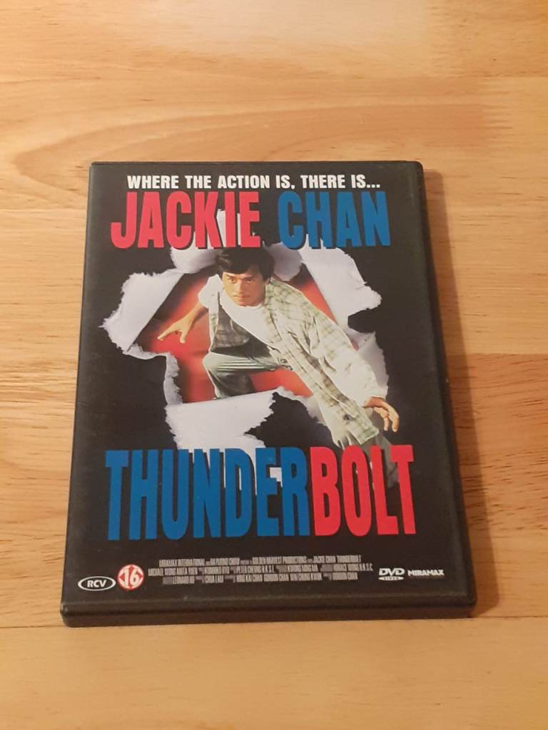 Thunderbolt DVD (1995) Jackie Chan Action Martial Arts PAL / Region 2 Import