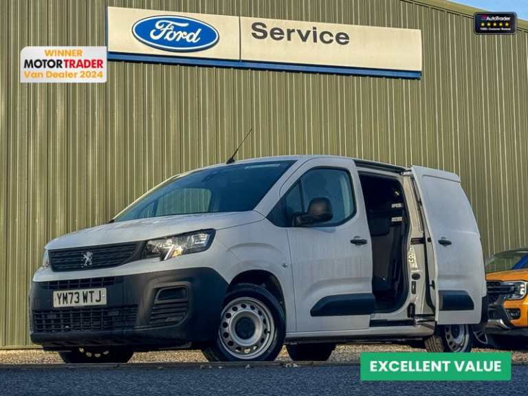 2024 Peugeot Partner Crew Cab LWB L2H1 Low Roof Professional Premium Plus Air Con EURO 6 Crew Van...
