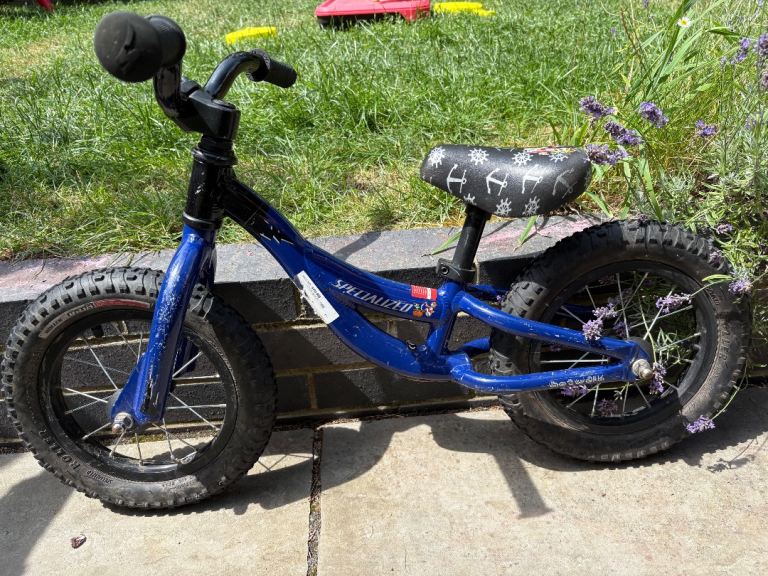  Kids Balance Bike - Blue, Good Condition