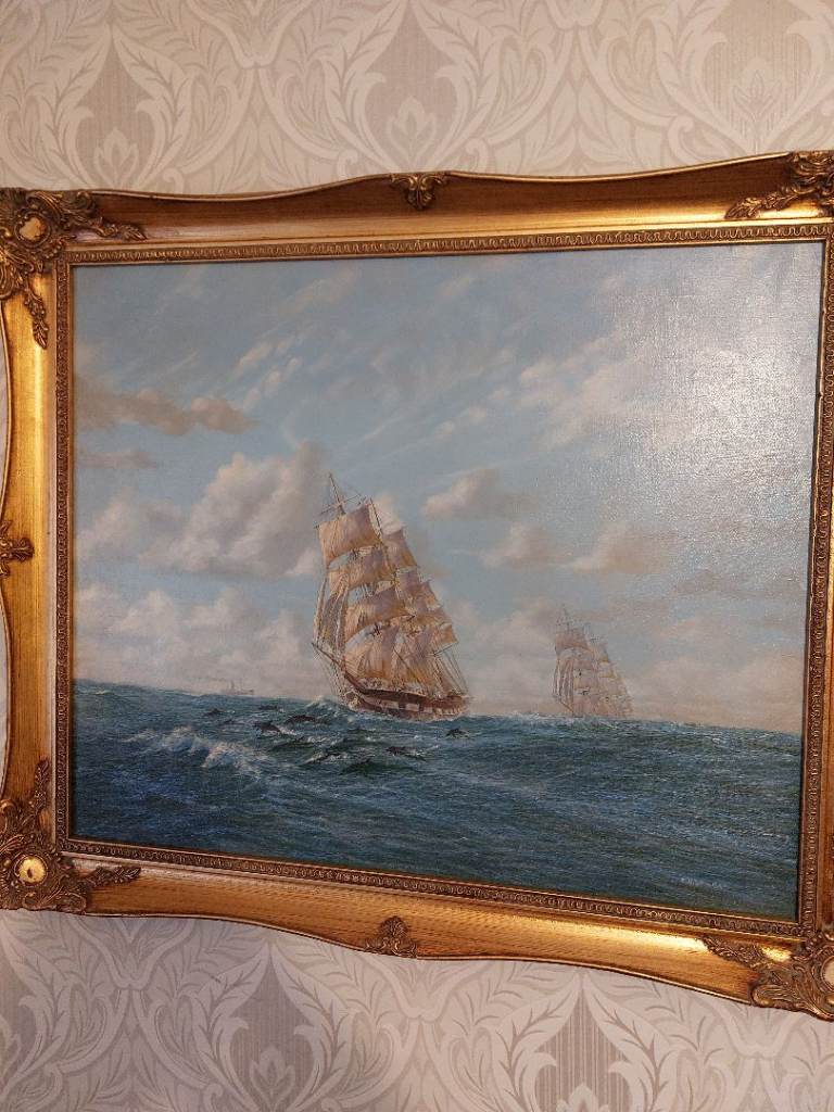 E D Walker oil painting