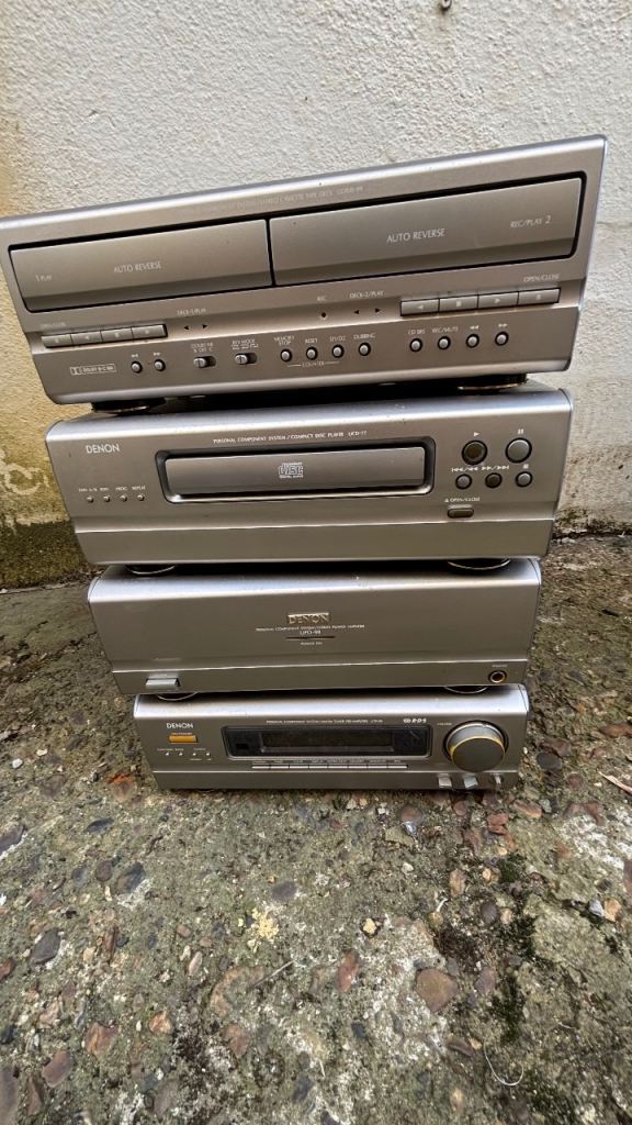 Denon HiFi System And KEF Coda 9 Floor-standing Speakers HiFi Tall