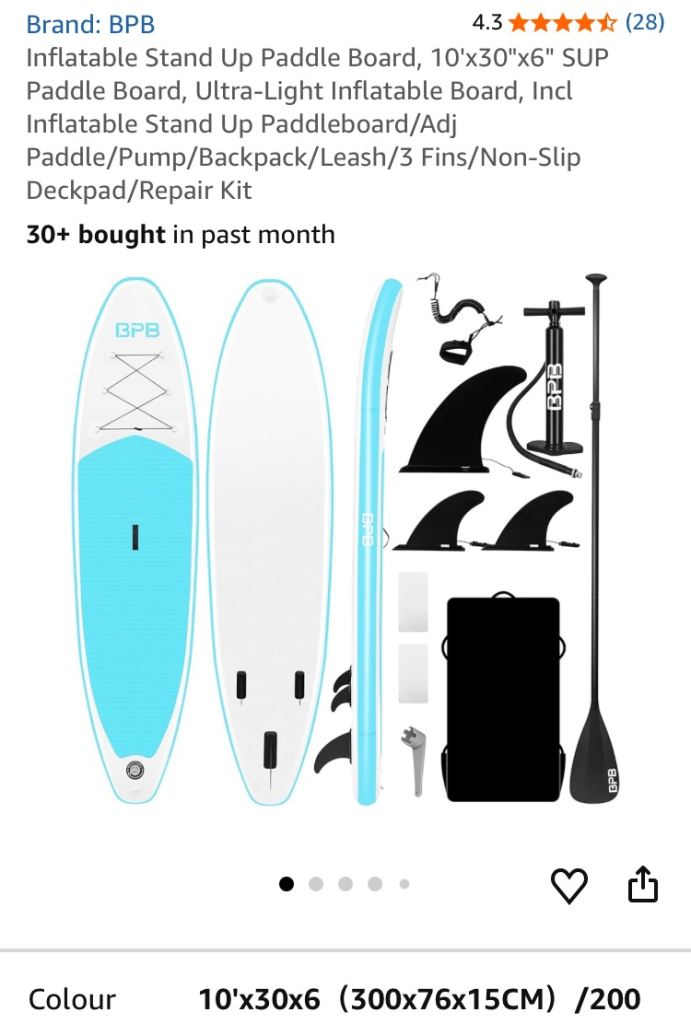 Paddle boards new stater kits.