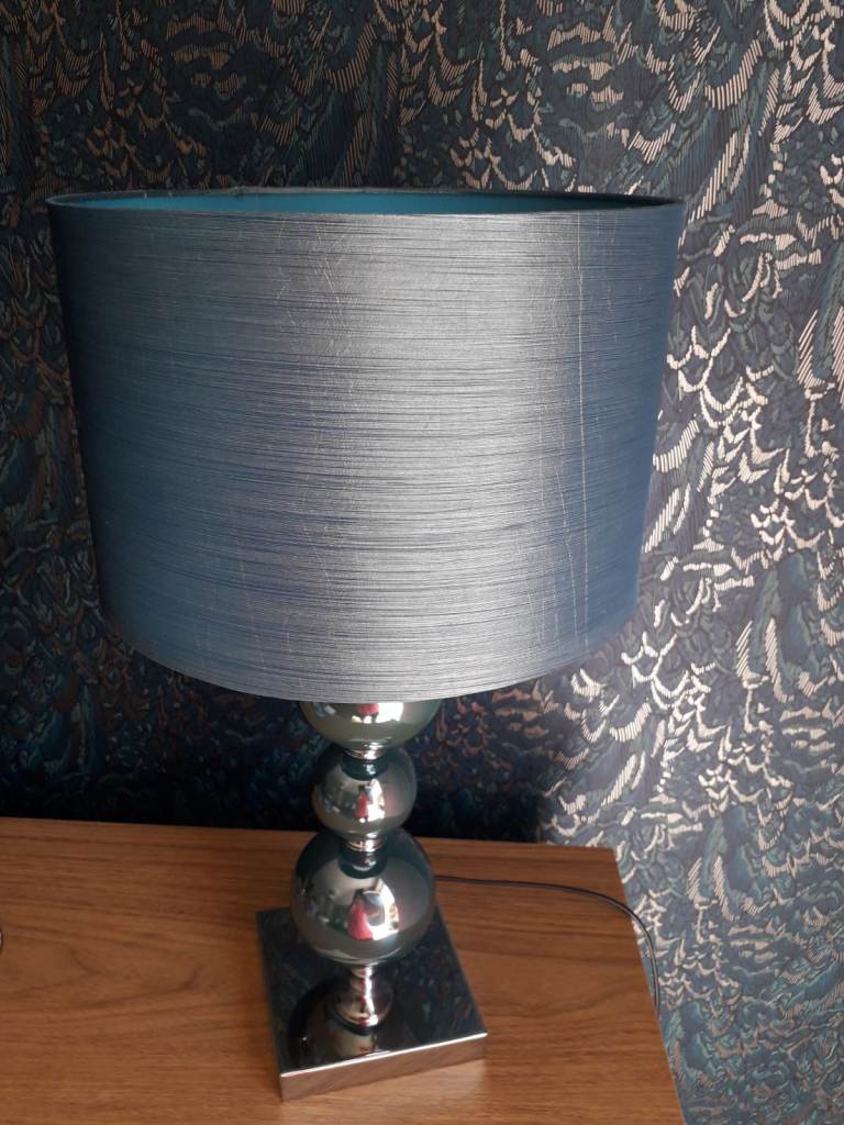 image for 2 x Teal Table Lamps 