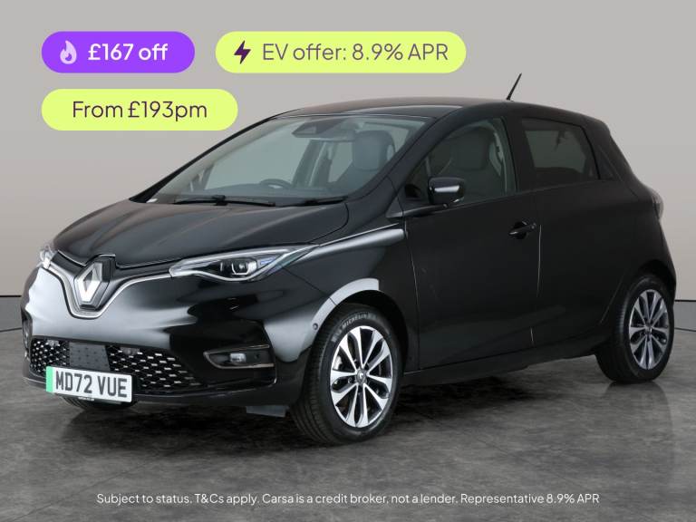 2022 Renault Zoe 100kW GT Line + R135 50kWh Rapid Charge 5dr Auto HATCHBACK ELECTRIC Automatic