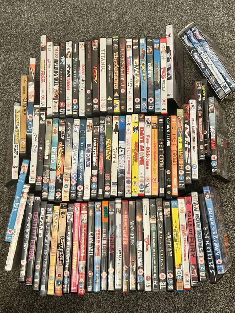 80+ DVD’s for only £40