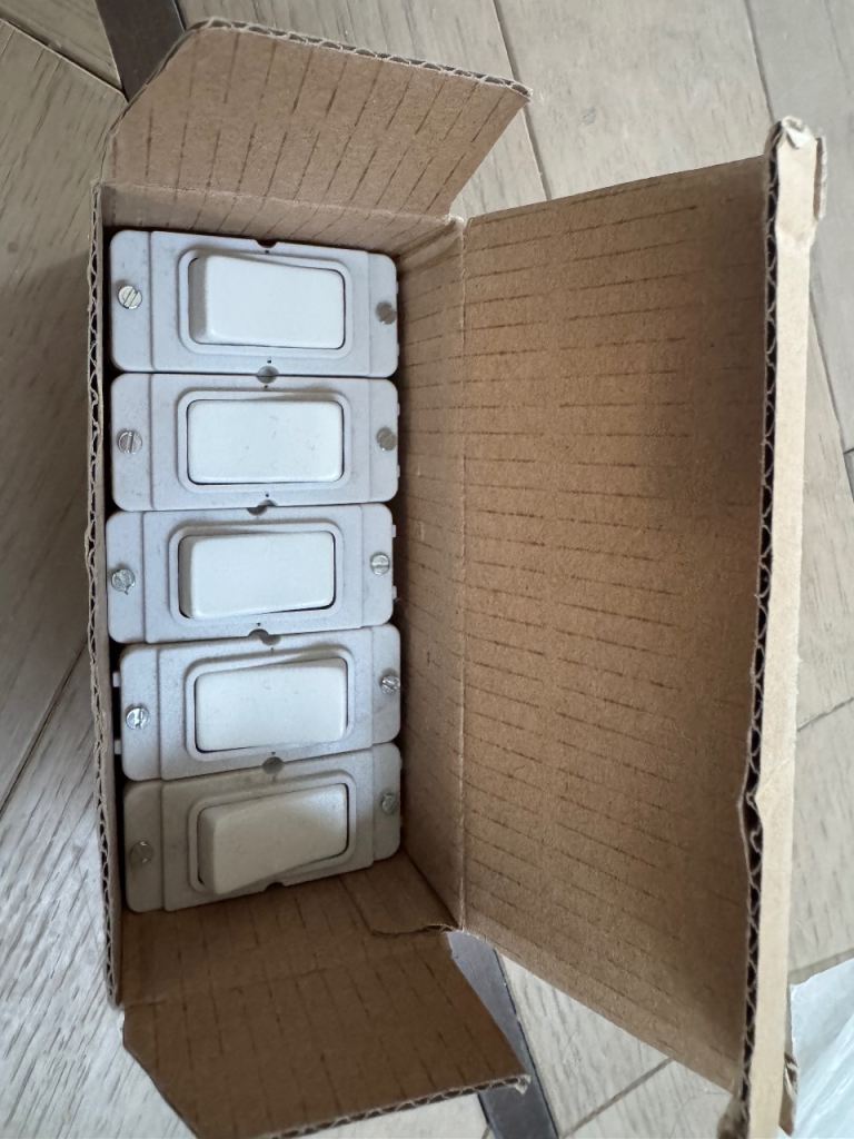 Hamilton on-off-on rocker switch modules