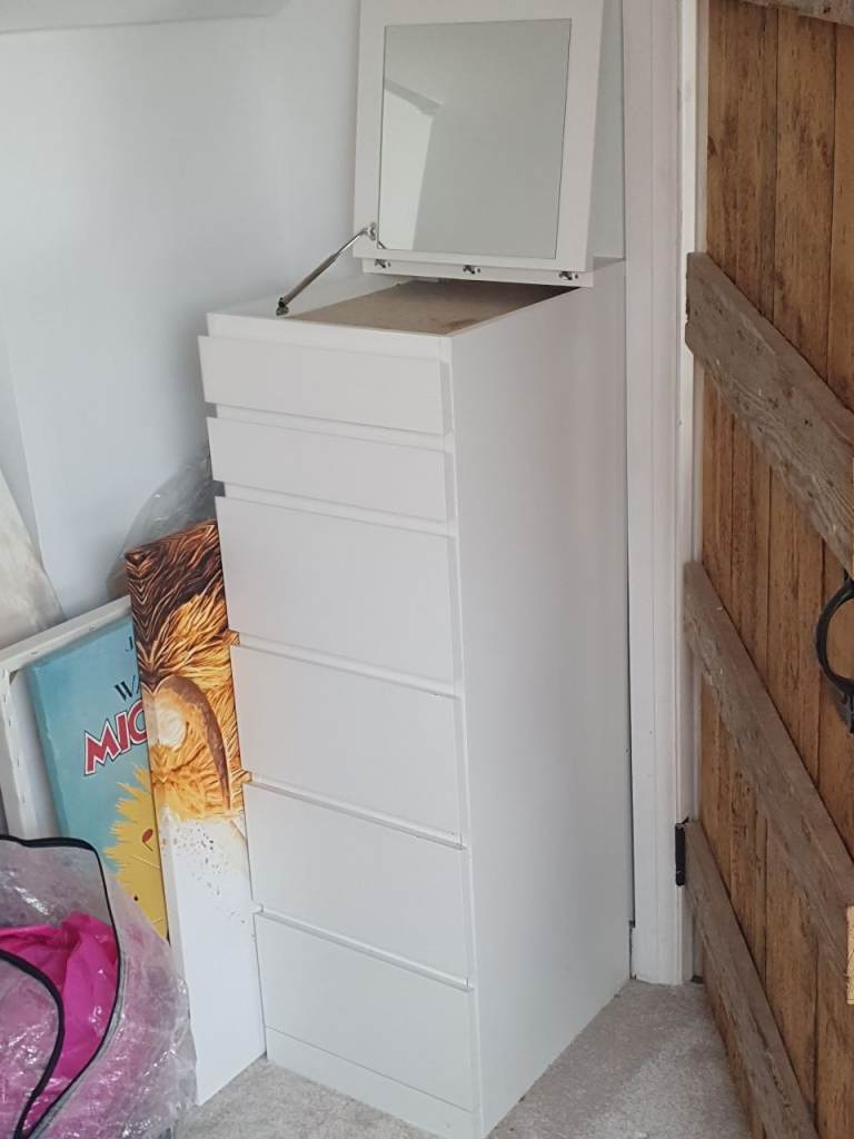 Ikea cabinet with mirror