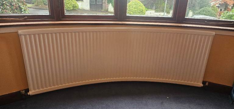 Curved radiators, two 2090x740mm