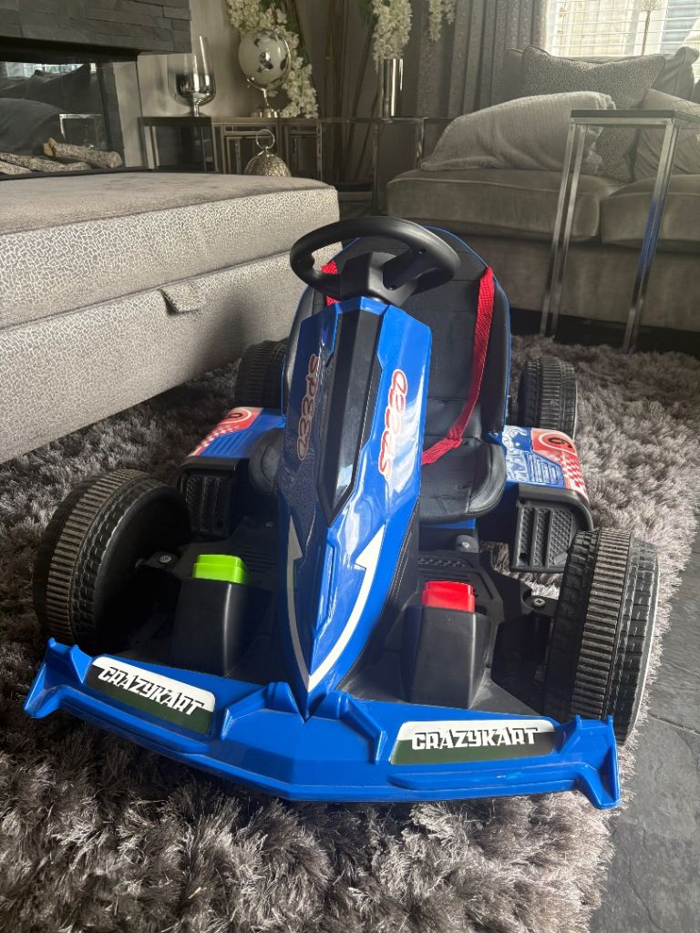 Kids Blue Electric 12V Go Kart from Riiroo (550 model) - RRP £139