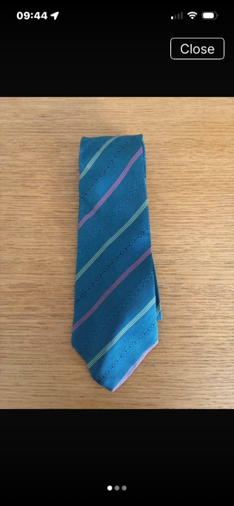 Gucci tie designer 100% silk