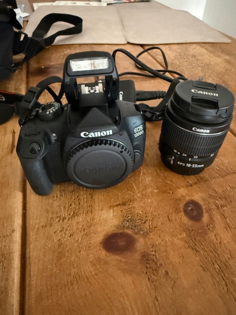 Canon EOS 1300D DSLR Camera with EF-S 18-55mm Lens