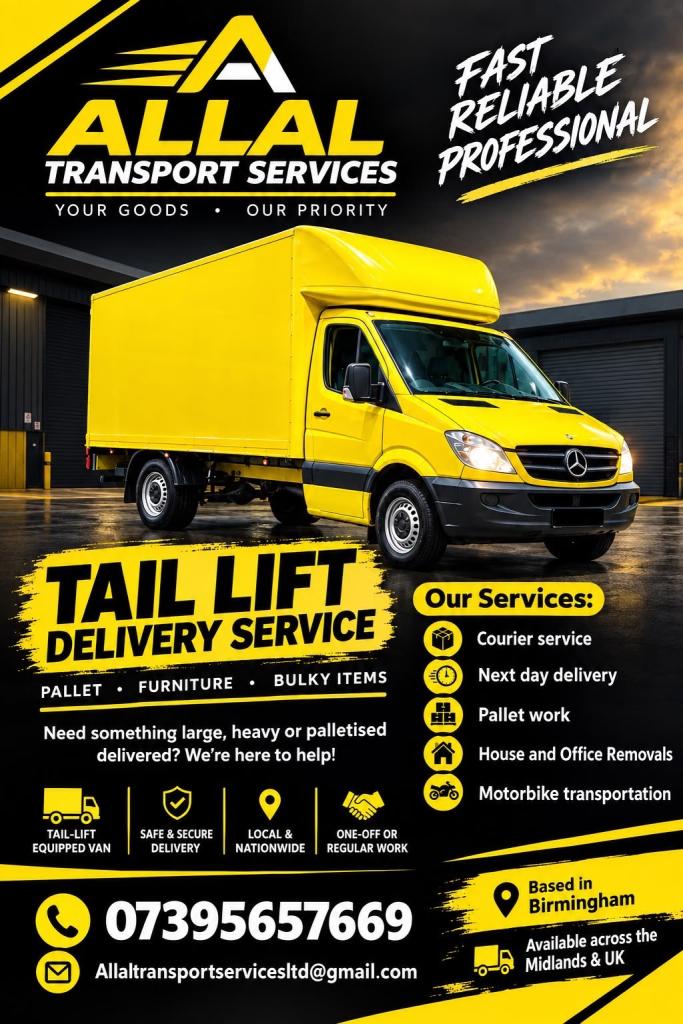 Man and Van/ Transport services