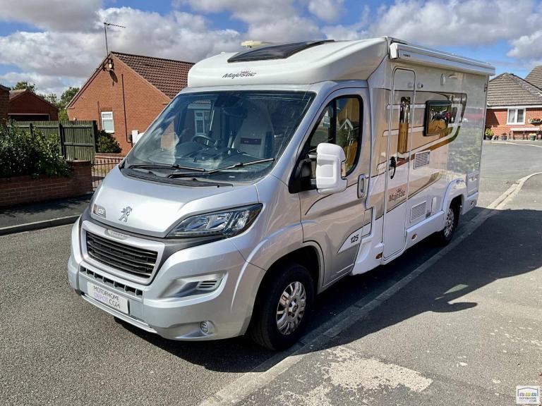 Elddis Majestic 125, 3 berth, 2019, rear bed/garage motorhome for sale