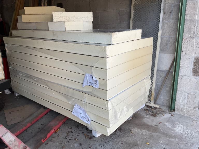 Recticel 120mm PIR board unused 9 sheets